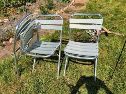 Photo of free Three folding chairs. (Dane Hills LE3) #1