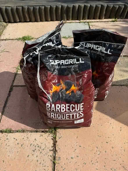 Photo of free BBQ briquettes, 3 full bags (Warrington WA4) #1