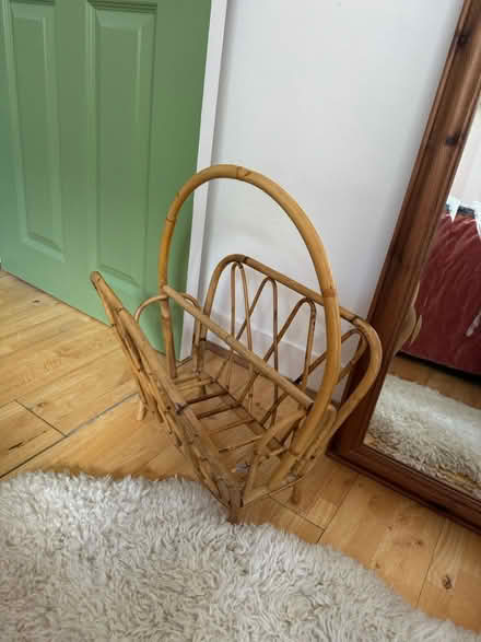 Photo of free Rattan magazine holder (Dulwich) #1