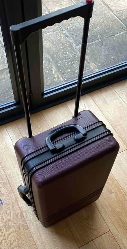 Photo of free Trolley suitcase - Burgundy ABS (Charfield GL12) #1