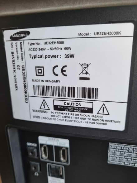 Photo of free samsung 32 inch tv (Longley S5) #2