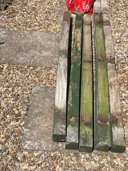 Photo of free Wood posts and planks (Hampton Vale, Peterborough) #1