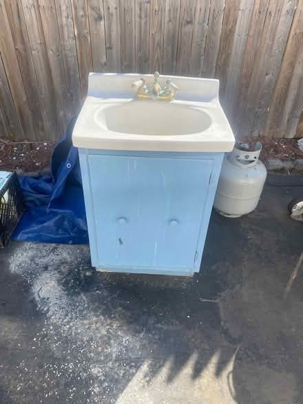 Photo of free Bathroom sink and vanity (Soward Street, Hopedale) #1
