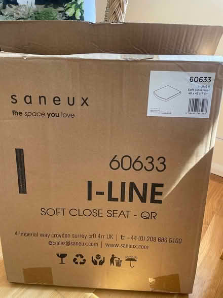 Photo of free Rectangular toilet seat (Chiswick) #1