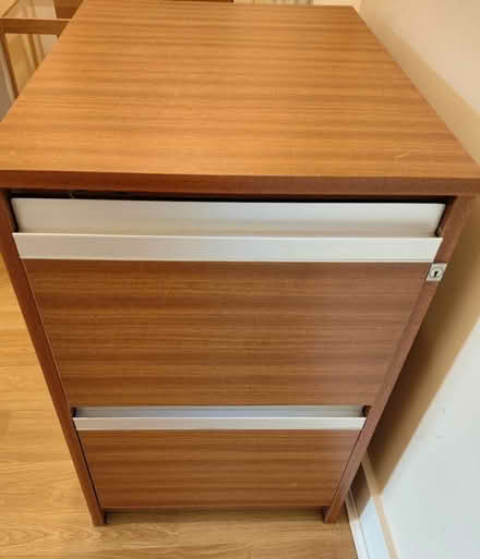 Photo of free Wood filing cabinet (Rosyth KY11) #1