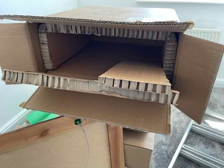 Photo of free Cardboard boxes and laptop postage pouch (Heysham LA3) #1