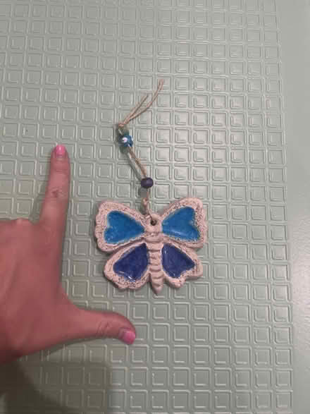 Photo of free Clay butterfly ornament (Tooting SW17) #1