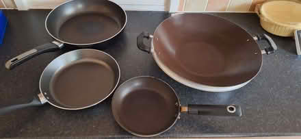 Photo of free Frying pans and wok (St. Hilary TR20) #1
