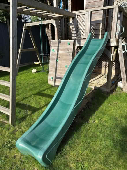 Photo of free Green plastic slide (Bromham MK43) #1