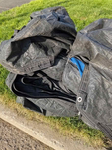 Photo of free Outdoor pool tarp, in 2 sections (Ottawa West, near IKEA) #2