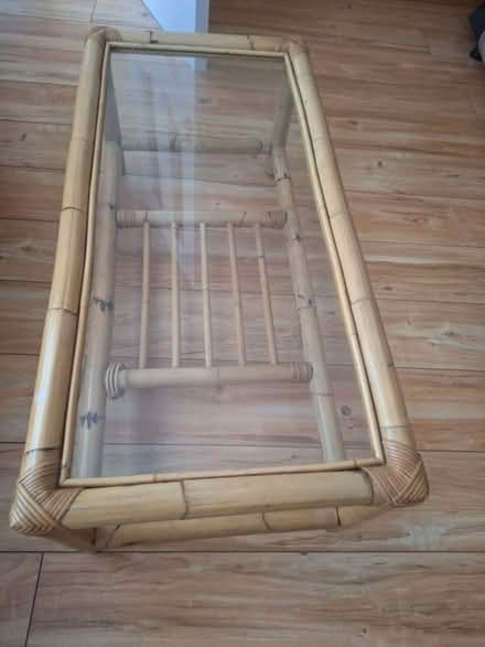 Photo of free Glass wooden table (Knocklyon Dublin 16) #1