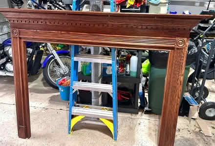 Photo of free Oak fireplace mantle (Hainesport) #1