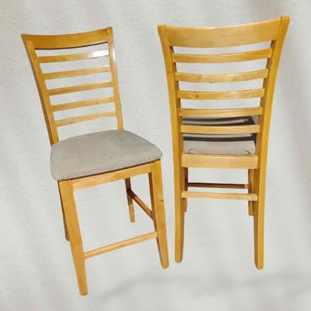 Photo of free Two Counter-Height Dining Chairs (Darien) #2