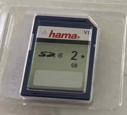 Photo of free Camera Hama SDHC 2GB storage (CM2 Great Baddow) #1