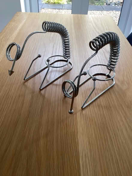 Photo of free 2 x Chrome Wine Bottle Holders (Mappleborough Green B80) #2