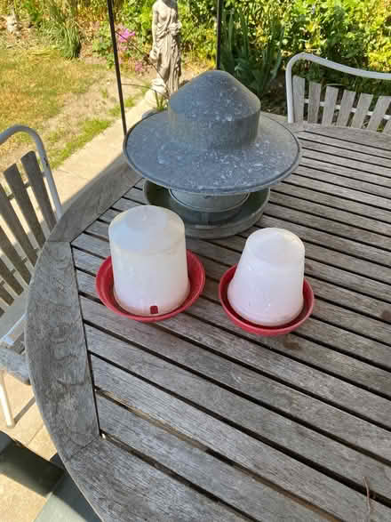 Photo of free Chicken feeder and water dispenser (Cambridge) #1