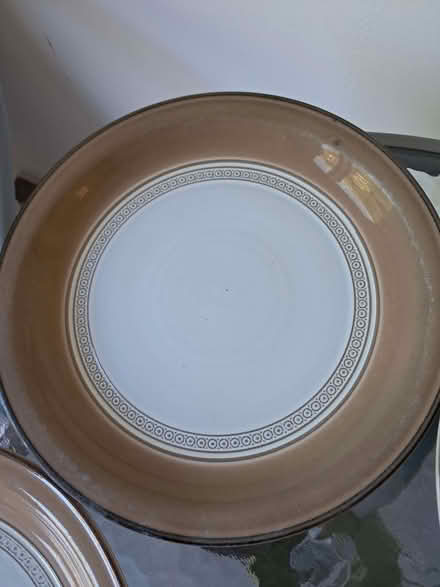 Photo of free Four deep pottery dinner plates (Kimberley NG16) #3