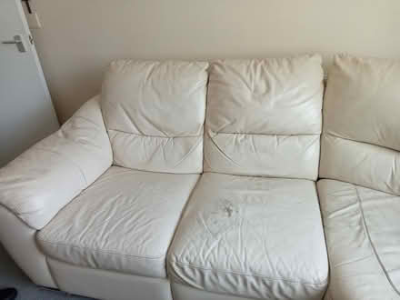 Photo of free Leather sofa and recliner chair (Medway ME4) #3