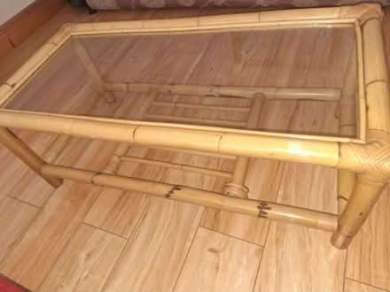 Photo of free Glass wooden table (Knocklyon Dublin 16) #3