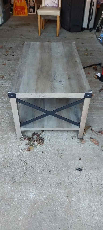 Photo of free Wooden coffee table (Harlow Fields DE22) #3