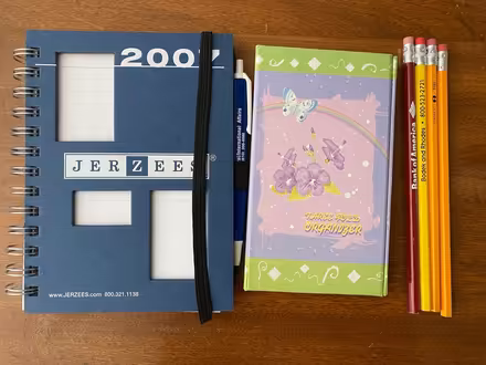 Photo of free Notebook, organizer & pencils (new) (Philadelphia, 19120) #1