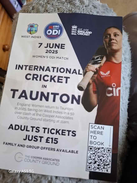 Photo of free England v West Indies cricket (Threemilestone TR3) #1