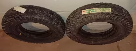 Photo of free Two Tires 4.80-8 and one tube (City of Chelsea) #1