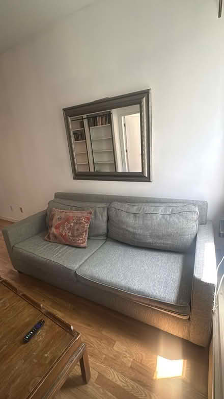 Photo of free Grey couch (East Village) #3