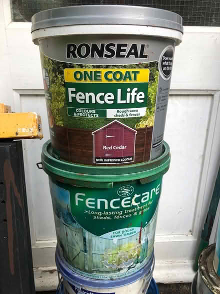 Photo of free Fence paint red cedar (Liphook) #1
