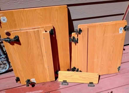 Photo of free Solid Oak cabinet doors (Emerald Hills, near cross.) #1