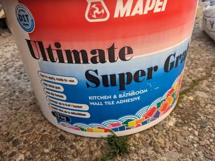 Photo of free Tile adhesive (Middlewood S35) #1