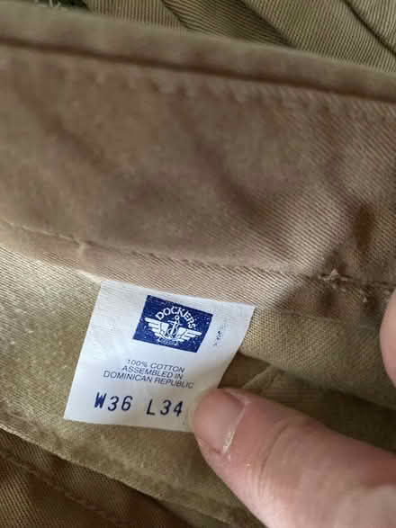 Photo of free Mens Dockers 36x34 (Bascom/Union Campbell) #2