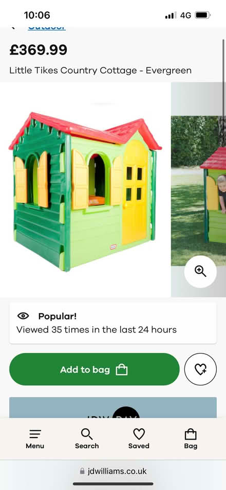 Photo of free Little tikes children’s play house (Petts Wood BR5) #2