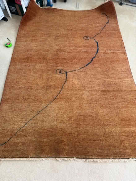 Photo of free Ikea rug brick red (Solihull Bentley Heath) #1