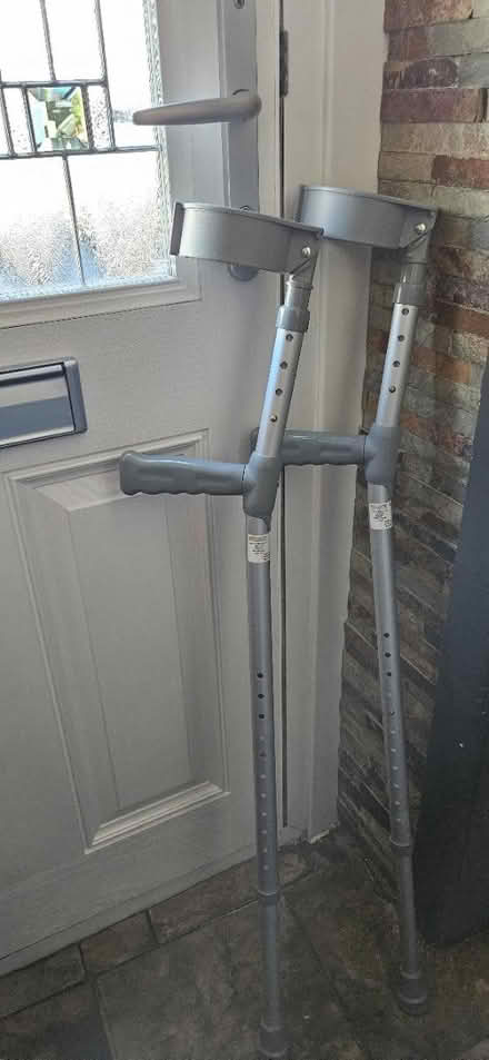 Photo of free Pair of adustable crutches (Darwen BB3) #1