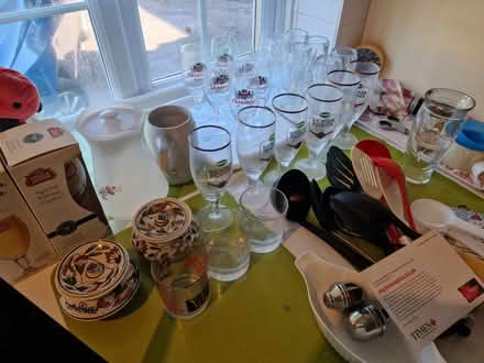 Photo of free Kitchen utensils, glasses etc (South Croydon) #1
