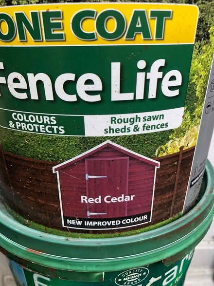 Photo of free Fence paint red cedar (Liphook) #2