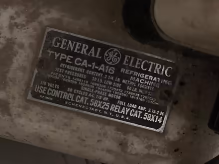 Photo of free Antique GE Monitor Top Refrigerator (A few miles north of Big Lake.) #4