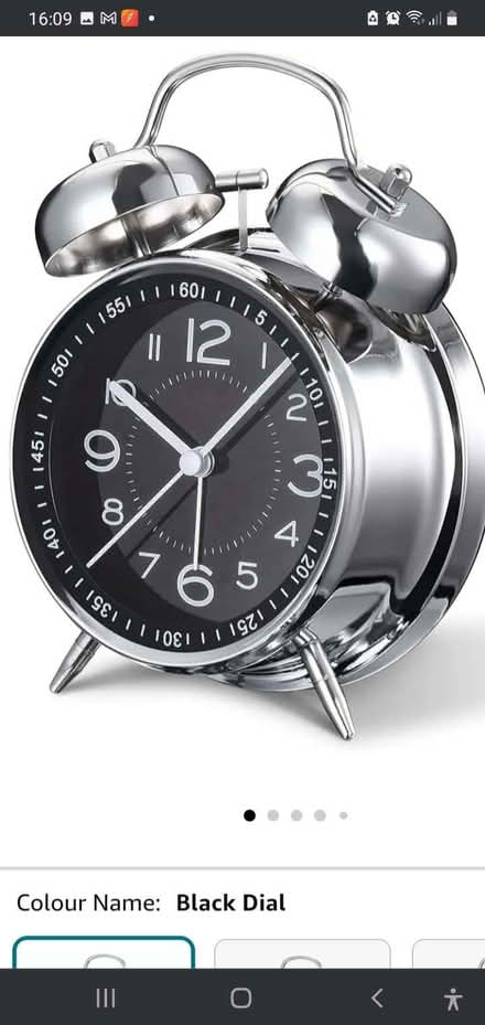Photo of Loud alarm clock. (Kents Hill MK7) #1