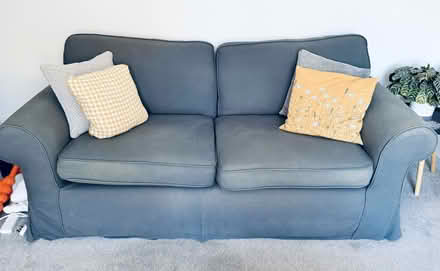 Photo of free 3 seater grey sofa (Paignton TQ3 2QB) #2