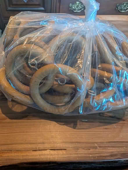 Photo of free Wooden Curtain Pole Rings (Pudsey LS28) #1