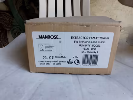 Photo of free Extractor fan, white (Bucknell SY7) #2
