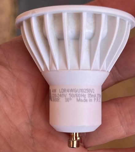 Photo of free LED bulbs x4 GU10 4W (Heysham LA3) #2