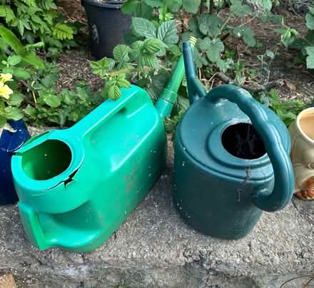 Photo of free 2 plastic watering cans (Knaresborough HG5) #1