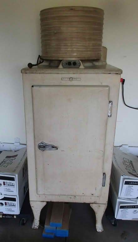 Photo of free Antique GE Monitor Top Refrigerator (A few miles north of Big Lake.) #1