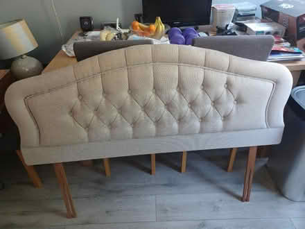 Photo of free Double bed headboard (Portsmouth paulsgrove) #1