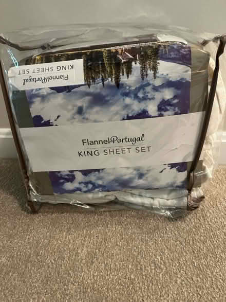 Photo of free 2 piece King flannel sheet set (Vienna community center) #1