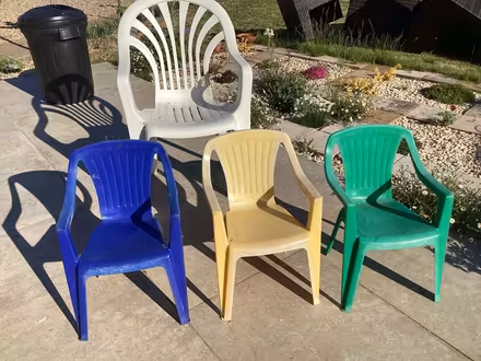 Photo of free Children’s garden chairs (Wethersfield CM7) #1