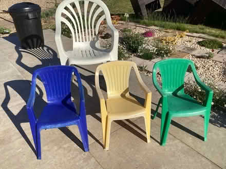 Photo of free Children’s garden chairs (Wethersfield CM7) #1