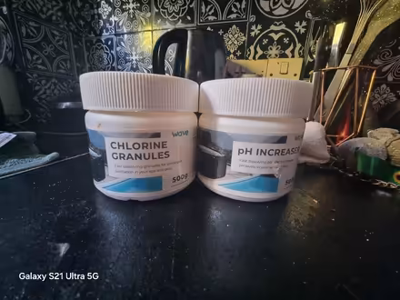 Photo of free Pool chemicals (Stone Cross BN23) #1